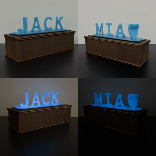 Personalized Dual Name Glow In The Dark