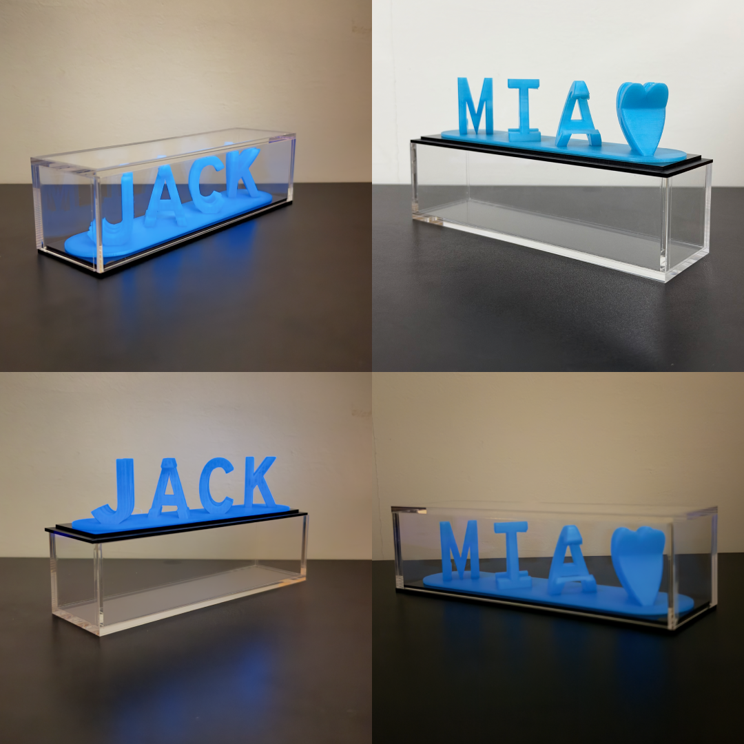 Personalized Dual Name Glow In The Dark