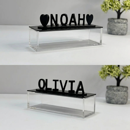 Personalized Dual Name Illusion Love