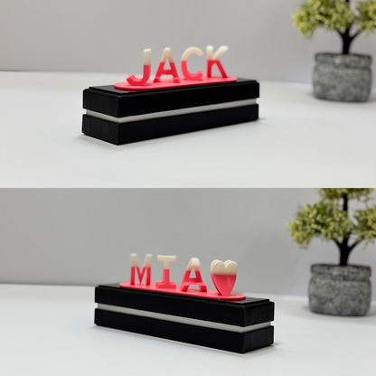 Dual Name Illusion Love - Personalized Valentine's Day Gift