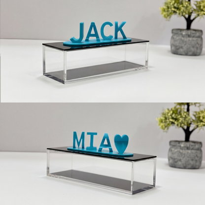 Personalized Dual Name Illusion Love
