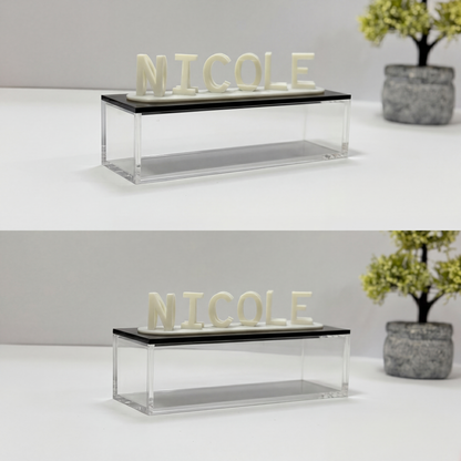 Personalized Dual Name Illusion Love